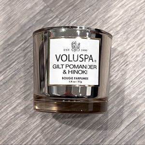 VOLUSPA Gilt Pomander & Hinoki Glass Jar Candle Handpoured cocowax